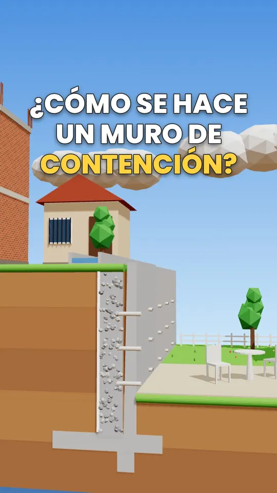 Cómo se construye un muro de contención