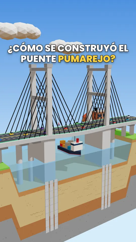 Cómo se construyó el Puente Pumarejo