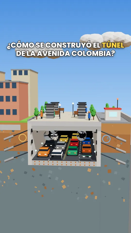 Cómo se construyó el túnel de la Avenida Colombia en Cali