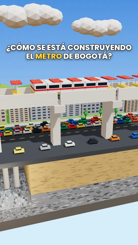 Cómo se está construyendo el Metro de Bogotá
